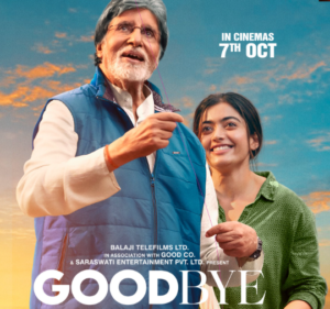 Goodbye Poster Release Rashmika Mandanna and Amitabh Bachchan