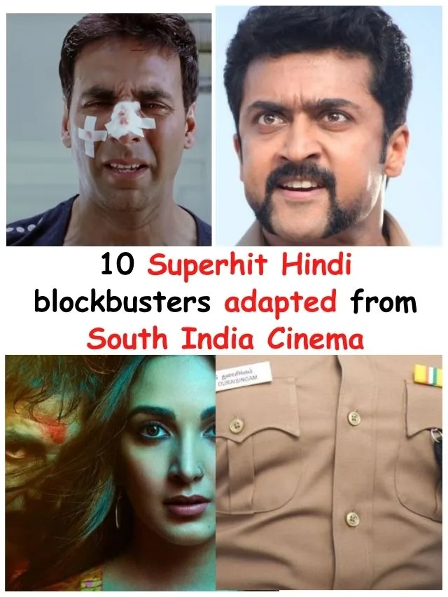 10 Superhit Hindi blockbusters adapted from South India Cinema